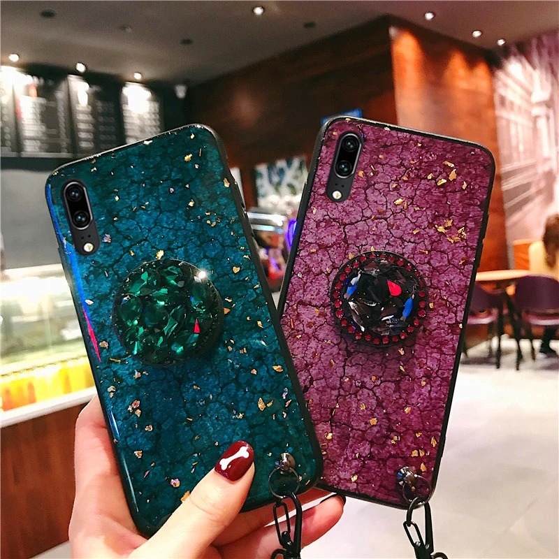 Для Huawei P20 Lite чехол Роскошный эпоксидный Модный для Pro Жесткий телефона Корпус |