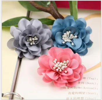 

Diy jewelry accessories multilayer headdress Children's hair jewelry flower fit shoe clothing decoration materials mixed 7 color