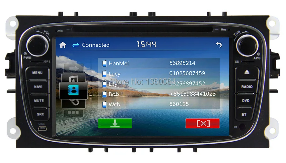 Best 7" Car dvd Player for Ford mondeo C-max S-max Focus 2 car stereo GPS Navigation,Bluetooth,Radio,CANBUS,3G, Free GPS map 3