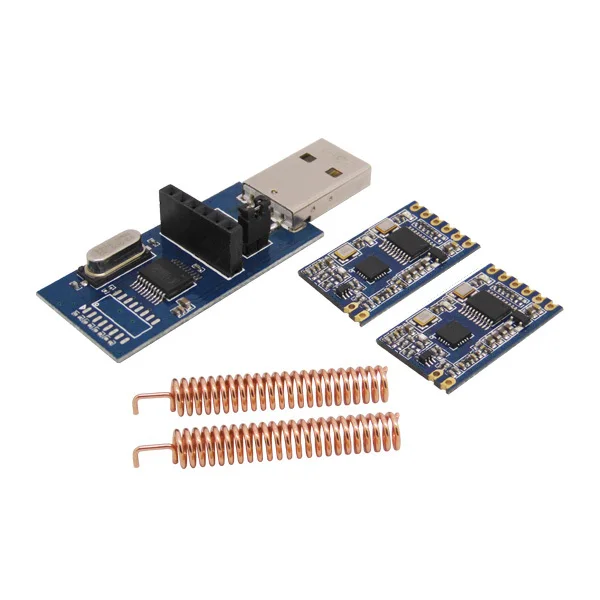 Small Wireless Transmitter Receiver RF Module Kit (SV610+Sucker Antenna with SMA connecting cable ) in 915MHz TTL Interface