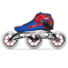 Оригинальные Bont погоня 2PT 195 мм черные CXXV скоростные роликовые коньки Heatmoldable углеродного волокна загрузки 3*125 мм Волшебные колеса Patines