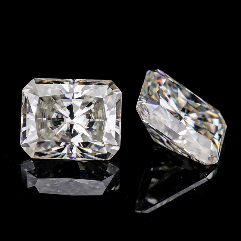 Цвет GH Moissanite 7*5 мм Сияющий срез свободные драгоценные камни для изготовления