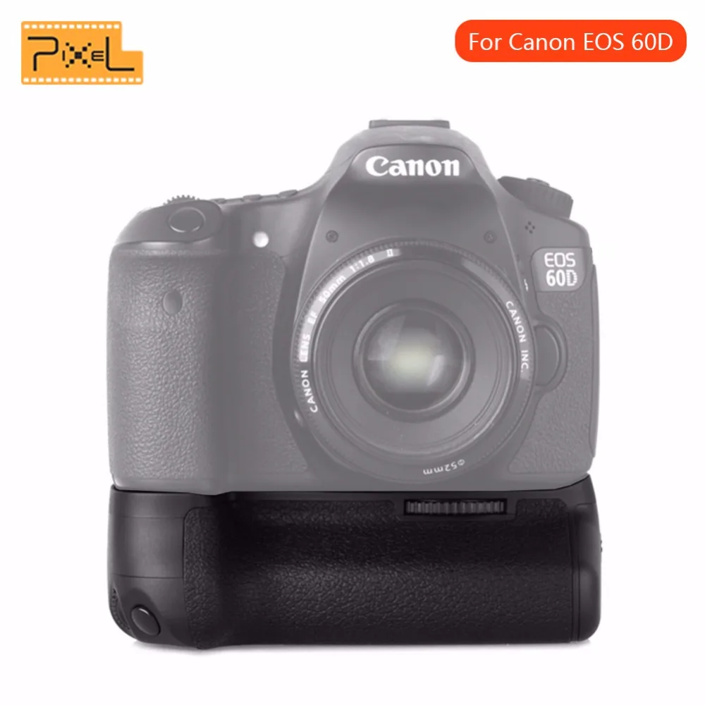 

Pixel Vertax E9 vertical Battery Grip Holder for Canon 60D 60Da DSLR Camera Replacement BG-E9 work with LP-E6 battery