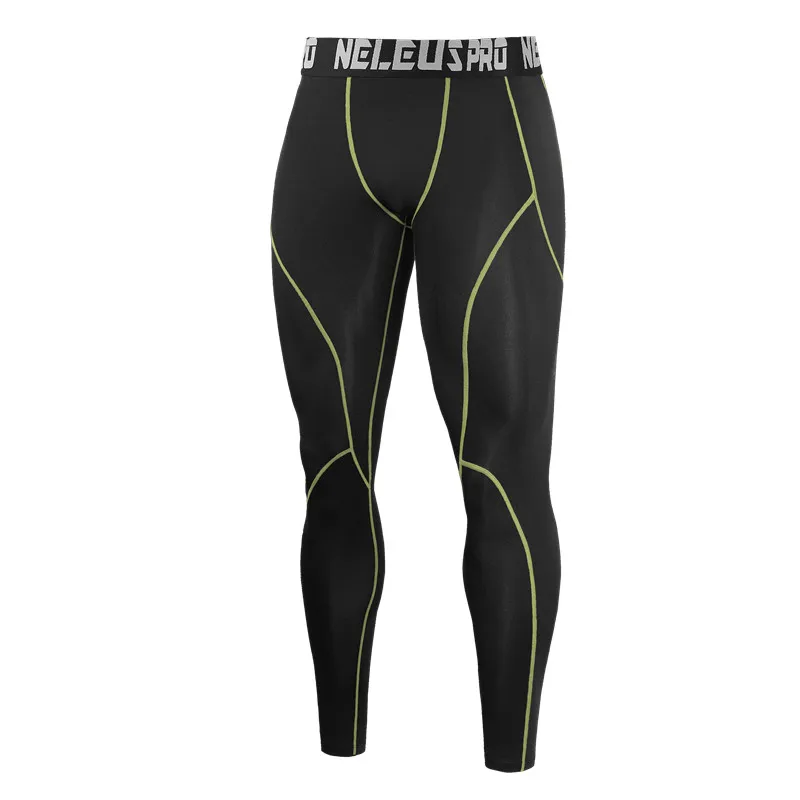 Спортивные Компрессионные штаны для мужчин, бодибилдинга, фитнеса, трико, брюки, спортивные мужские Леггинсы для бега