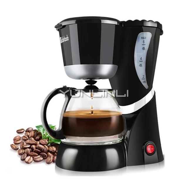 650w Automatic Drip Coffee Maker 750ml Large Capacity Espresso Machine  6-Cup Coffeemaker With Thermostatic Base - AliExpress
