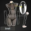 Cos Anime Cosplay Costume Lacquer Bikini Set Bronzing Leather Hot Sexy lingerie Net Jumpsuit Black Bikini ► Photo 3/6