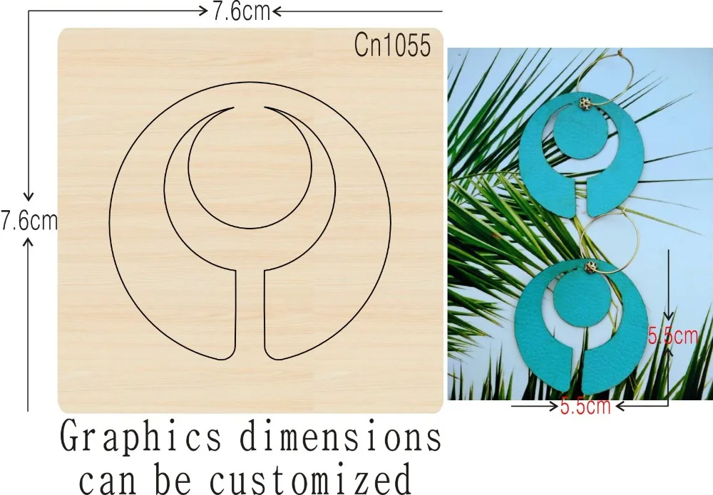 

Eardrop-1 new wooden mould cutting dies for scrapbooking Thickness-15.8mm