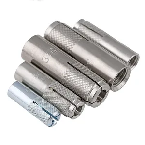 M6-M16 оцинкованные железные расширительные винты, расширительные болты, верхняя Взрывная обработка Gecko, плоские винты - изображение