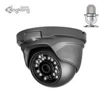 Kingkonghome poe IP Camera 4mp Audio Security camera 1080p Outdoor metal CCTV surveillance Microphone indoor Dome ip cam onvif