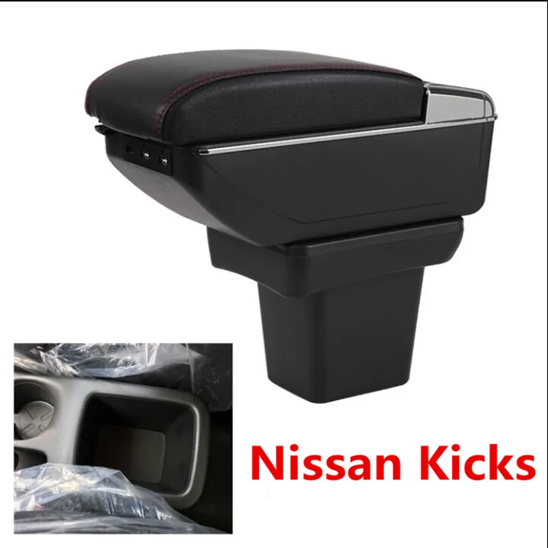 Car Interior Parts Center Console Armrest Box for Nissan Kicks 2016