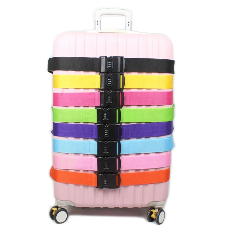 2018 мода Мужская Регулируемая Чемодан чемодан ремней замок сумка для аксессуаров путешествия багажа Упаковка с пряжкой ремень модные