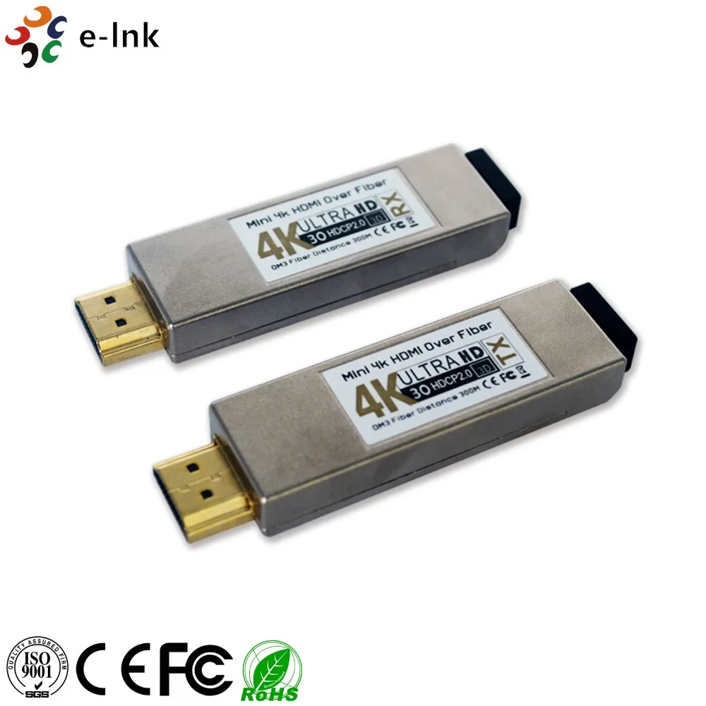 Мини 4K x 2K HDMI над оптическим волоконным приемопередатчиком 4K HDMI волоконно-оптический удлинитель