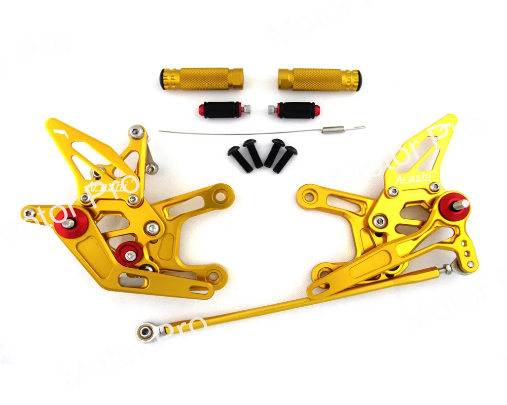 Adjustable Footrests For Kawasaki Ninja ZX10R 2011 2015 Motorcycle