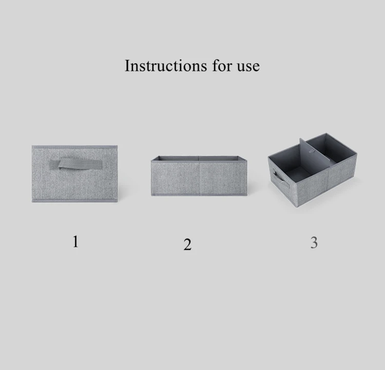 Складная коробка для хранения одежды ткань нижнее белье Органайзер льняные хлопковые тканевые свитера носки коробка шкаф ящик Органайзер