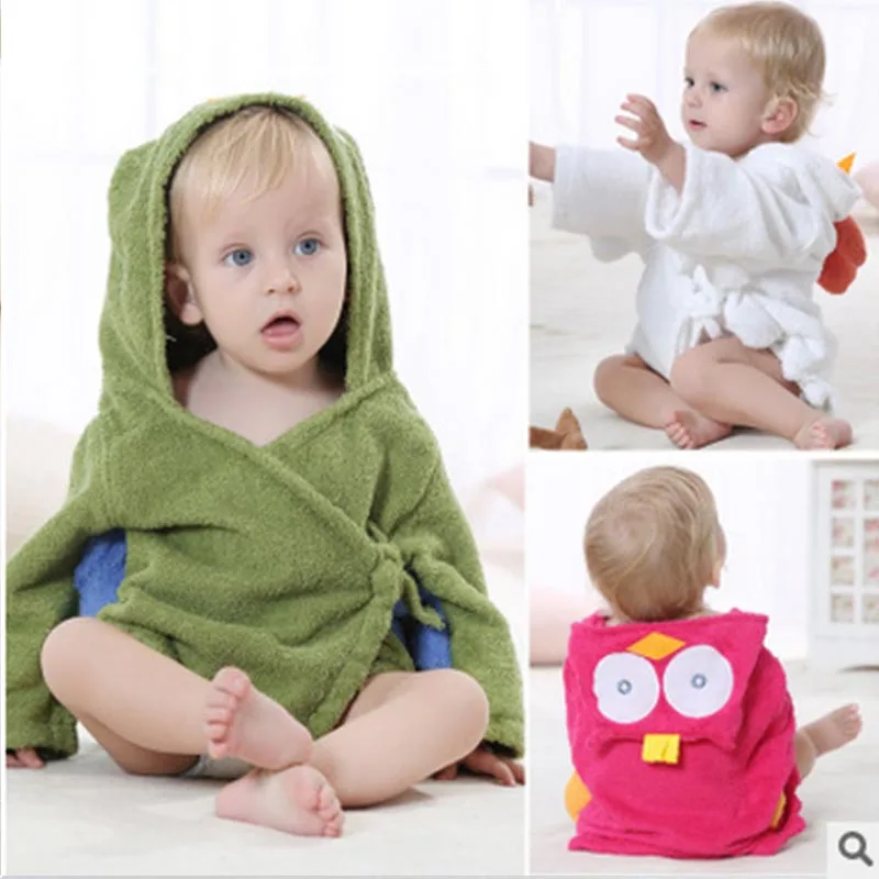 Summer bathrobe children cartoon cute baby bath towel towel bath water