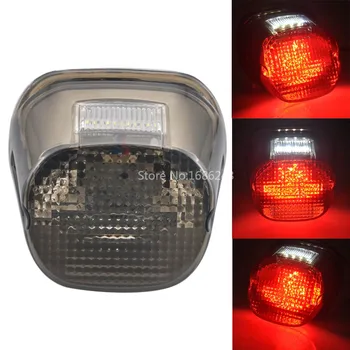 

Motorcycle LED Brake Tail Light License Plate Lamp running light Fits for Harley Davidson Softail Electra Dyna Touring