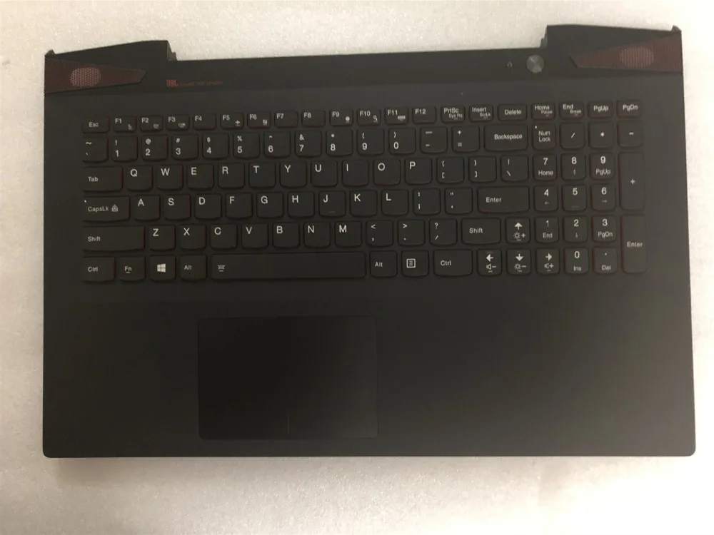 Для lenovo IdeaPad Y50-70 КБ рамка верхняя крышка с тачпадом Упор для рук с США Подсветка клавиатуры AP14R000A00 5CB0F78877