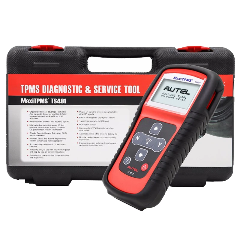 Autel MaxiTPMS TS401 TPMS инструмент для повторного изучения процедуры руководство и