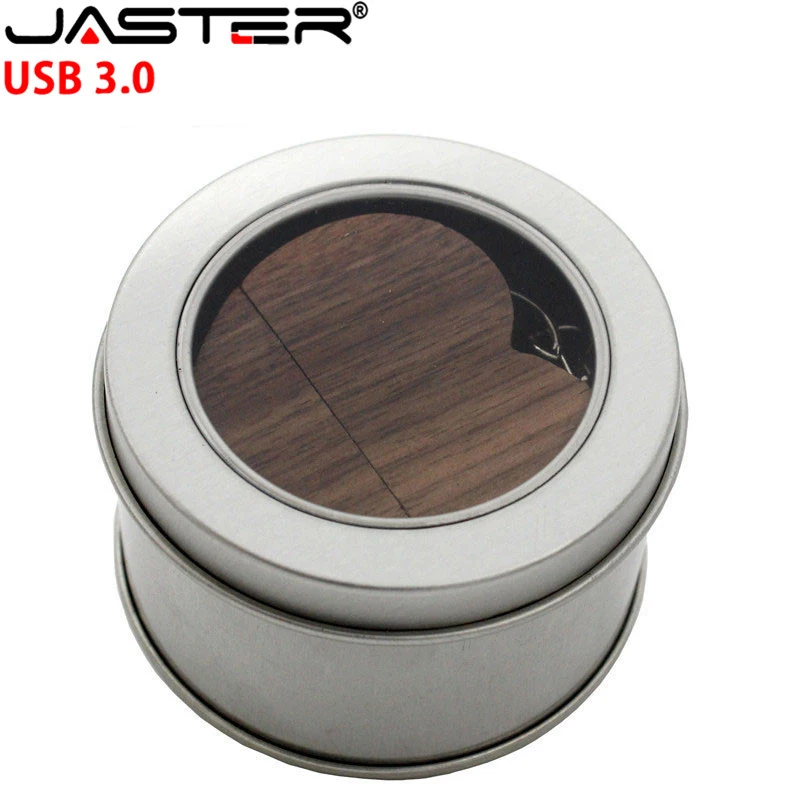 USB флеш накопитель JASTER деревянный в виде сердца 8 64 Гб|USB флэш-накопители| |
