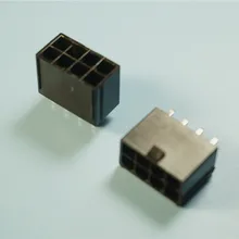 10 шт. 4,2 мм 8 штыревой разъем типа «папа» Pin 0,16" вертикальная компьютерная видеокарта GPU PCI-E разъем питания шины PCIe через отверстие PCB