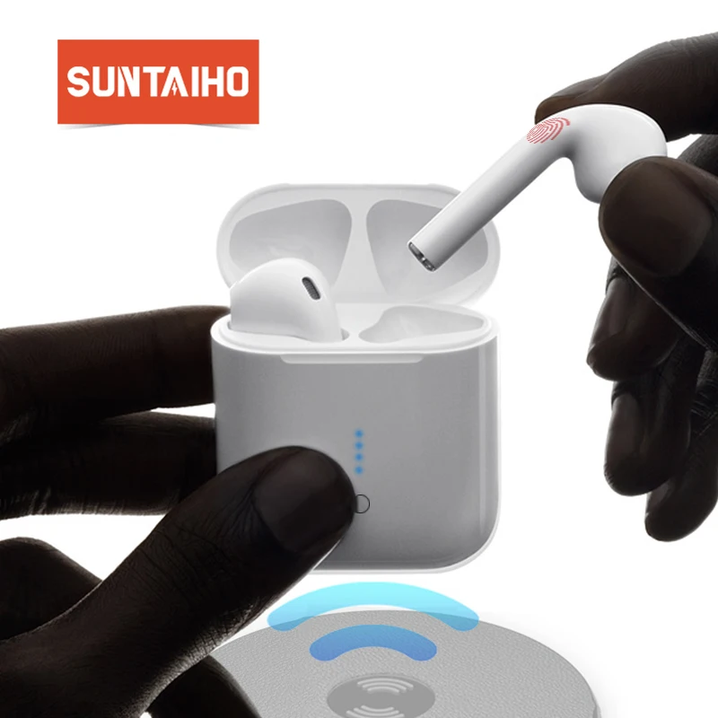 

Suntaiho Mini i10 TWS bluetooth Earphone Air XY pod I12 TWS Wireless earphone Touch Wireless Charging Box not for Airpod i10 1:1