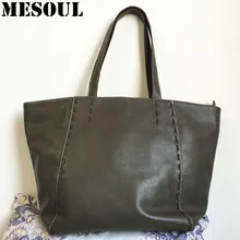 Mesul сумки женские сумки известных брендов из натуральной кожи сумки на плечо модные высококачественные дизайнерские большой емкости повседневные тоут