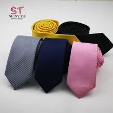 Формальный Для мужчин мужской галстук 6 см полиэстер цвет: черный, синий галстук деловой, Свадебный, для жениха джентльмен подарок рубашка аксессуары Gravata