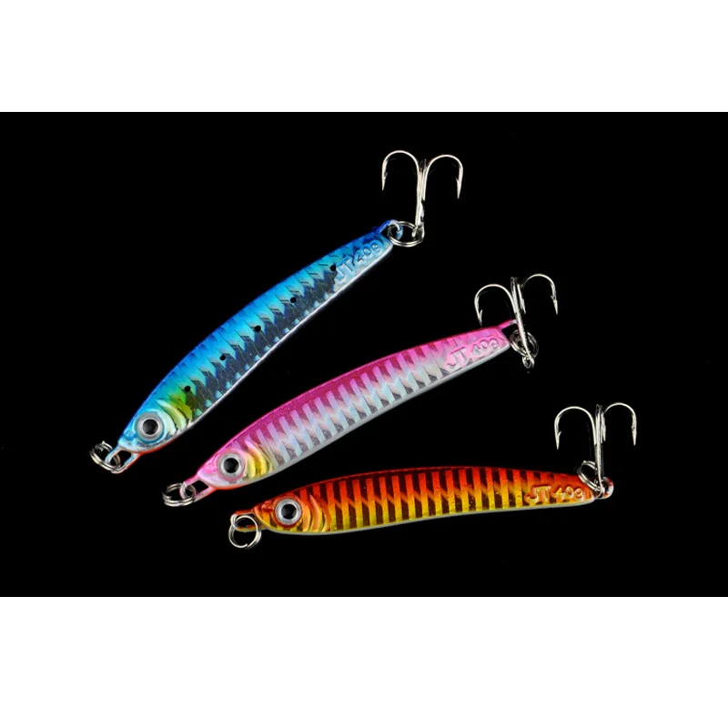 Fishing Lures Jigbait Deep Ocean 40g Laser Jigs Glow In Dark Luminous