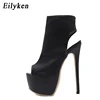 Eilyken Fashion Women Sandals Pumps shoes Peep Toe Cut-outs shoes Sexy High heels Gladiator Sandals Women Plus size 35-40 ► Photo 2/6