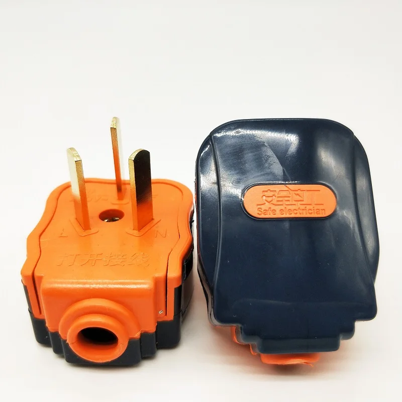 

AU Plug Industrial three-pole plug 10A flame retardant power three-pin Multi-function connector socket Electrical Plug