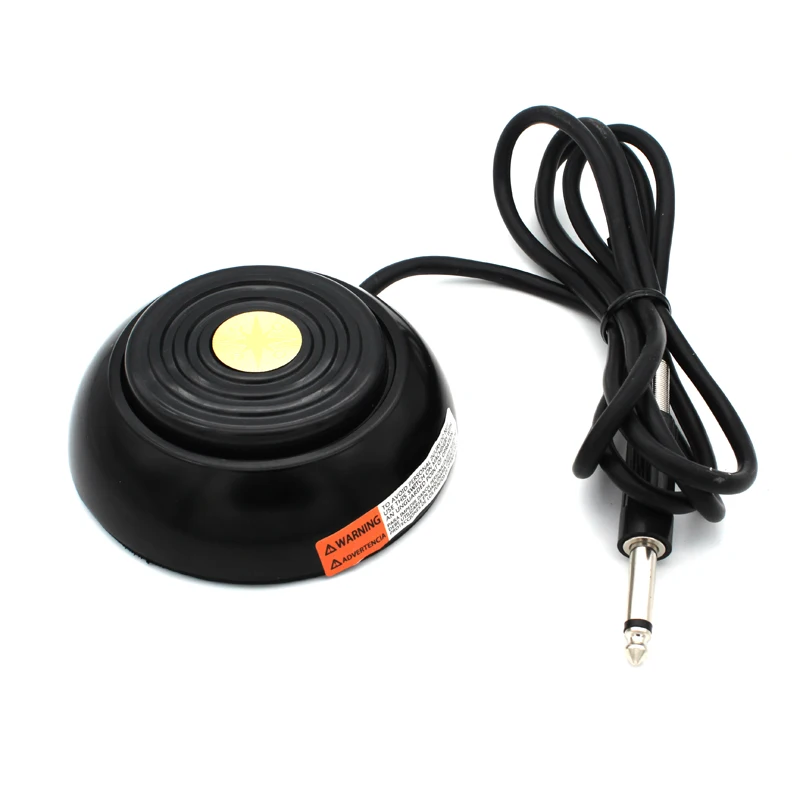 

Professional 360 Degree Stainless Steel Tattoo Foot Pedal Switch For Machine Gun Power Supply