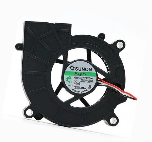 Original-SUNON-GB1207PTV3-A-DC-12V-1-02W-7025-7CM-3-Wire-Speed-Measuring-Projector-Turbo