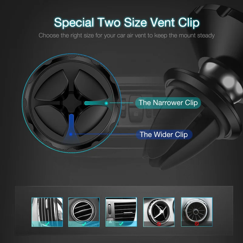 Magnetic Car Phone Holder for iPhone 16-12 Universal Magnet Support #2