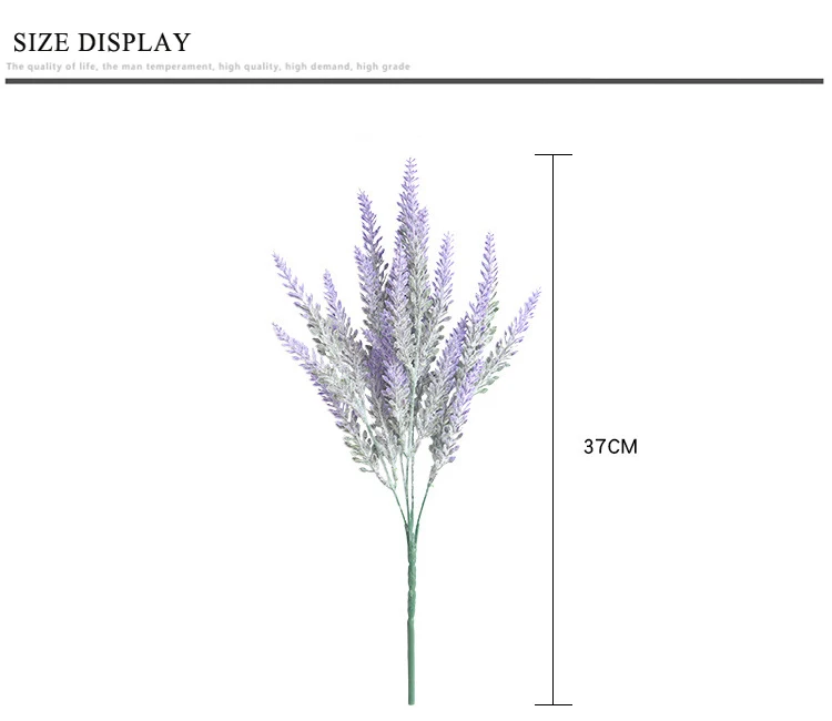 1 шт., романтические Искусственные цветы голубого, фиолетового цвета, лаванды, для украшения дома, свадьбы