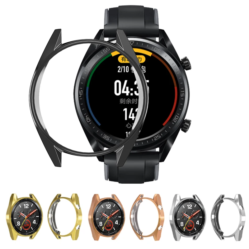 Мягкий защитный чехол из ТПУ для huawei Watch GT, защитный чехол, тонкая рамка для часов, чехол с защитой от царапин для huawei GT Watch