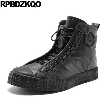 Short Canvas Trainer Ankle Waterproof Flat Booties Green Lace Up Fall Boots Sneakers High Top Black Designer Shoes Men Quality Short Canvas Trainer Ankle Waterproof Flat Booties Green Lace Up Fall Boots Sneakers High Top Black Designer Shoes Men Quality