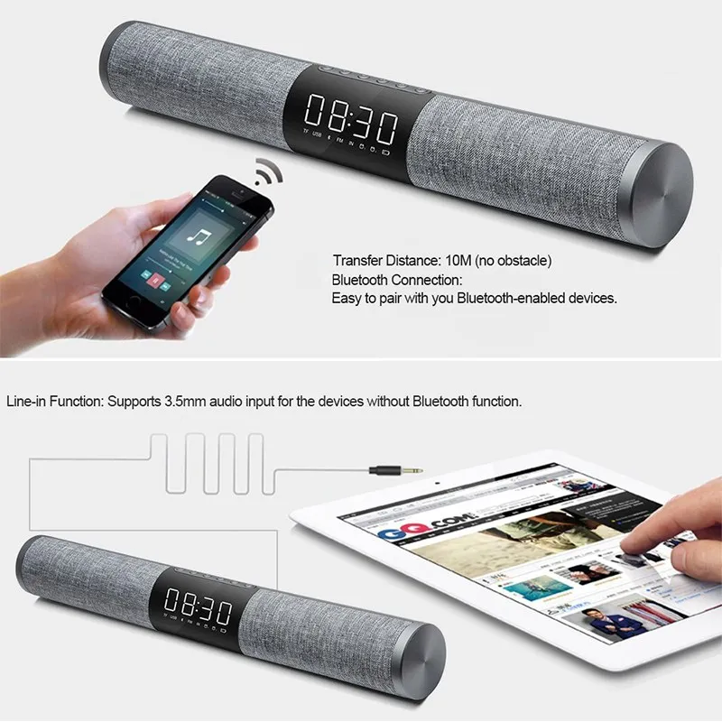 LEORY LP C18 дома ТВ bluetooth колонка Динамик Портативный Беспроводной сабвуфер 3D