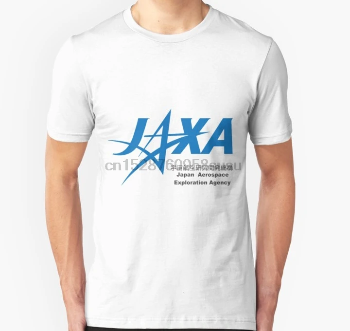 Мужская футболка с коротким рукавом JAXA официальный логотип унисекс одним