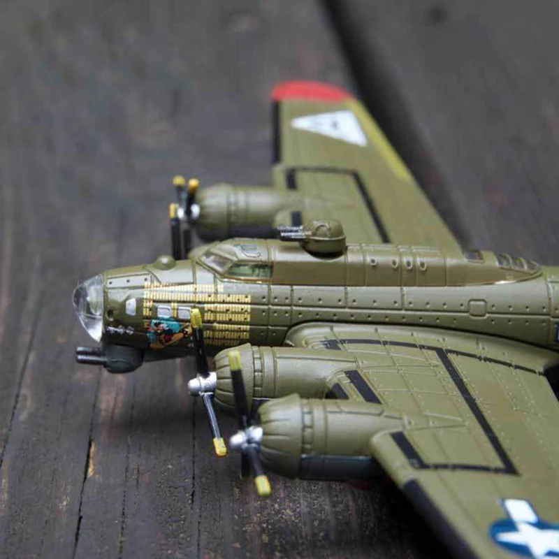 Военная Униформа сплав модель самолета взрыв самолет Boeing B 17 Fly крепость Второй