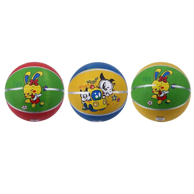 Natural Rubber Basketball Kids Play Ball Toy Non Slip easy to grasp