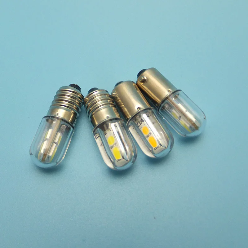 MIDCARS 6V t4w ba9s e10 LED LIndicator light 36V Bulb,H21W BAY9S 12V SMD LEDs/ 48V 24V to 60V Bulb wholesale