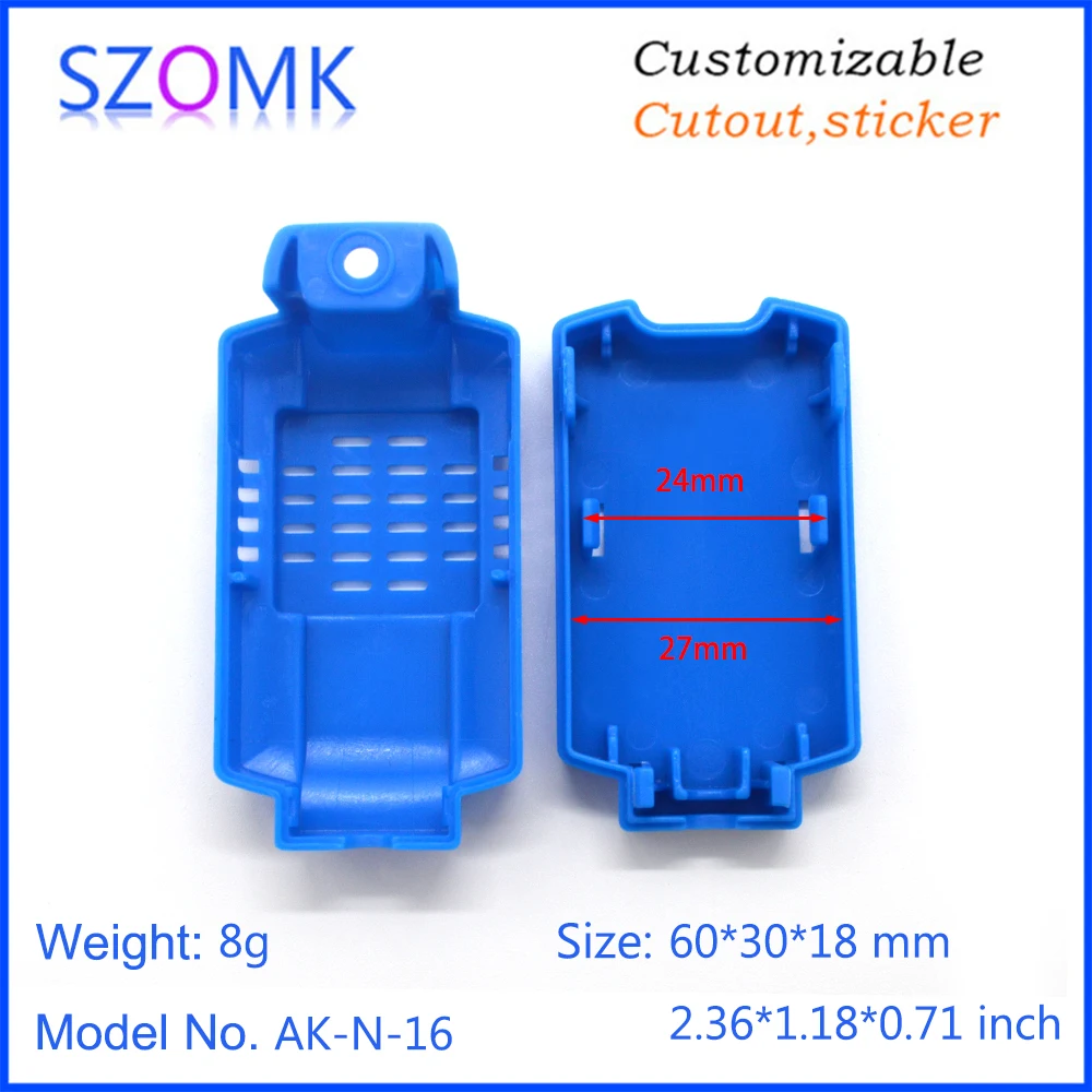 szomk plastic electronics control box pcb enclosure junction housing abs electrical project box humidity sensor enclosure (14)
