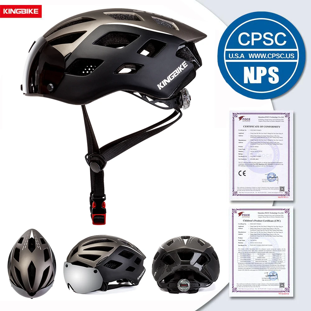 KINGBIKE, Женский велосипедный шлем с очками, ультралегкий, для мужчин, MTB, велосипедный шлем, для горной дороги, для женщин, casco, специальные велосипедные шлемы