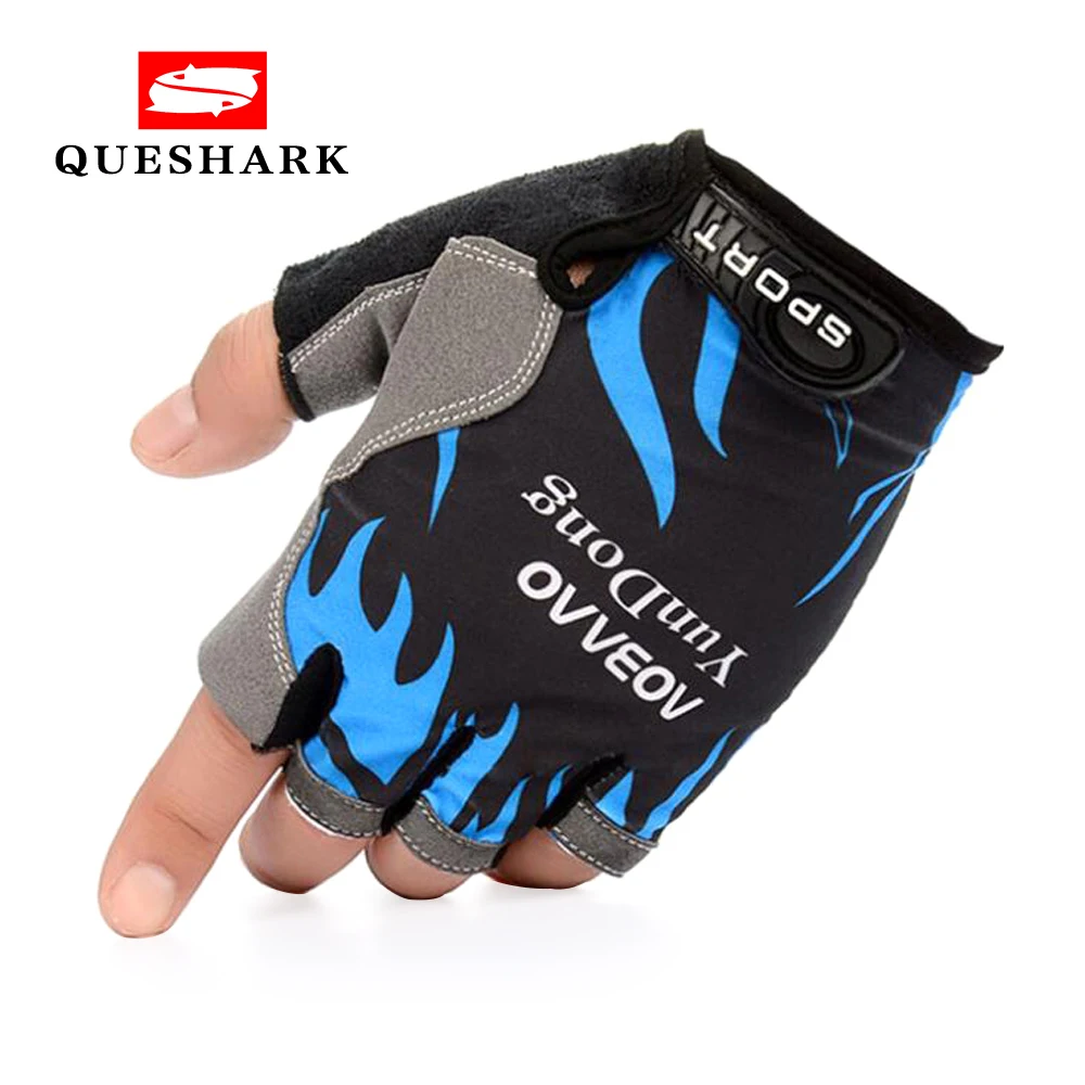 

Cycling Half Finger Gloves Nylon Mountain Bike Gloves Breathable Sport Guantes Ciclismo Bicycle Gloves