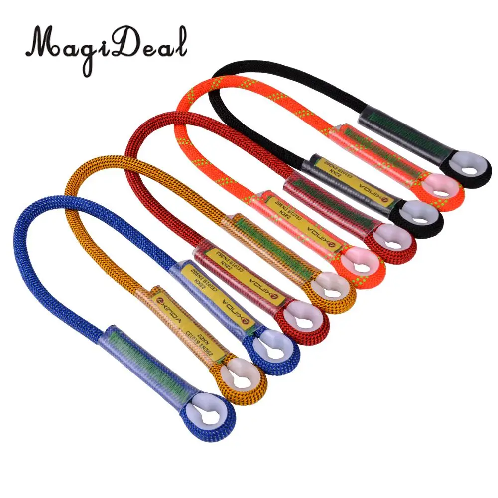 MagiDeal Outdoor Climbing Equipment 22KN Nylon Lifting Sling Mountaineering Rescue Safety Rope Harness Fall Protection Lanyard | Спорт и