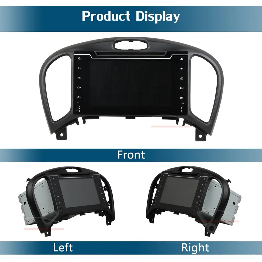 Sale 7"IPS 1920*1080 8Core 4G RAM+64G ROM Android 9.0 Car DVD Player For Nissan Juke 2004 2005 2006-2016 DSP Radio GPS Parrot BT Adas 4