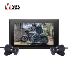 Vsys 170 degree X2 the most popular dual full HD wide angle lens motorcycle racing font