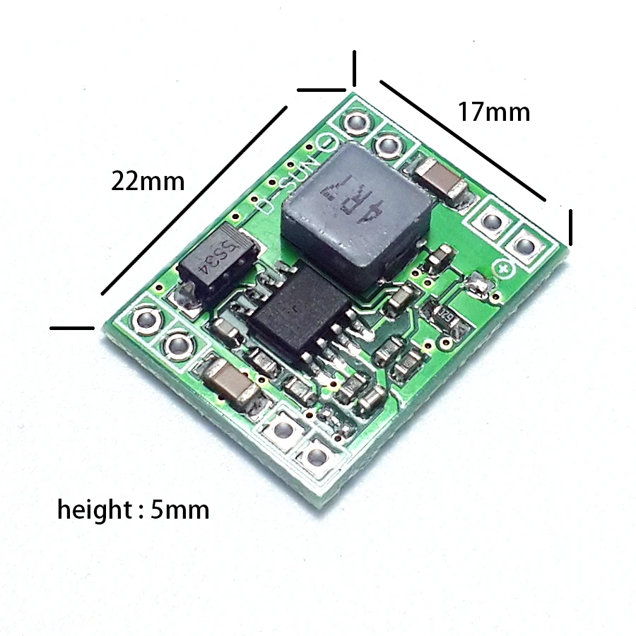 DC-DC, модуль источника питания, 3A понижающий модуль, ультра-малый объем, 24 V-12 V, 9 V to 5 V, фиксированный выход