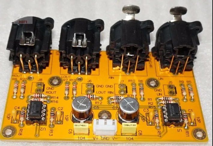 Free Ship for Balanced Preamp/Unbalanced Turn Balanced/for Balance Unbalanced/RCA XLR board/Kit hifi Amplifier | Электронные