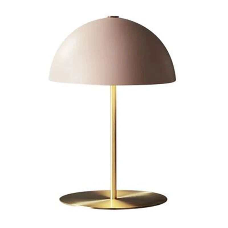 Post modern Nordic Pink Gold Metal Designer Table Lamp for Foyer 